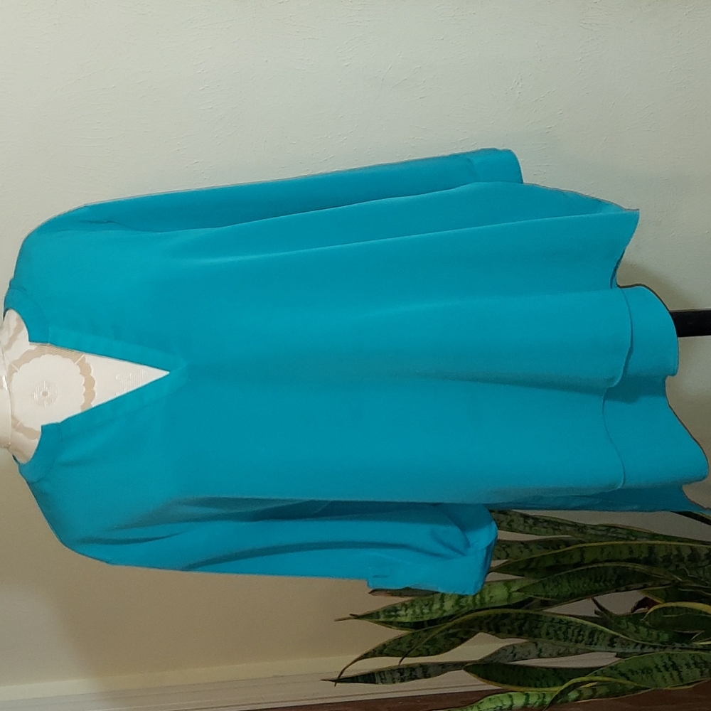 NY&C Asymmetrical teal tunic